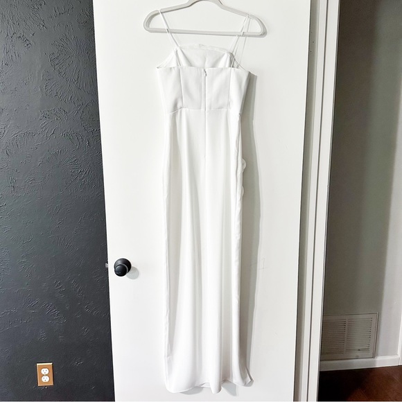 Amanda Uprichard x REVOLVE Wolfe Gown Dress in Ivory White Size XS - Picture 6 of 7